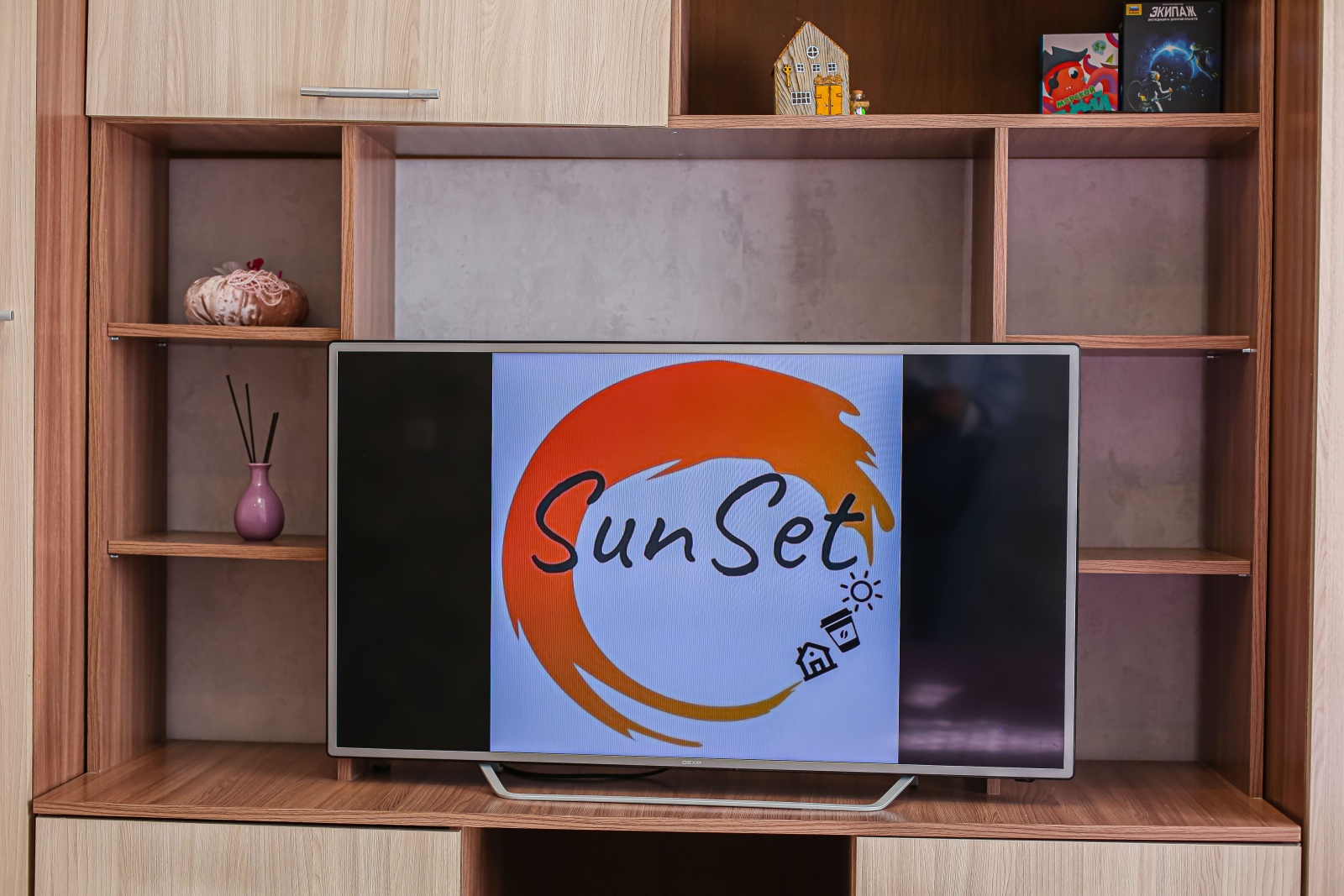 SunSet Сиреневый вайб 5-ти местная 1 комнатная квартира
